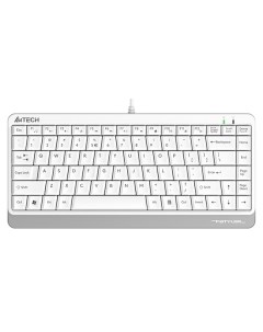 Клавиатура проводная Fstyler FKS11 мембранная USB белый серый FKS11 WHITE A4tech