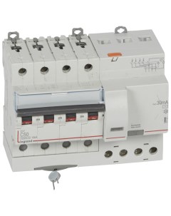Выключатель автоматический дифференциального тока АВДТ АВДТ 4P C 50А AC 30мА 411191 Legrand