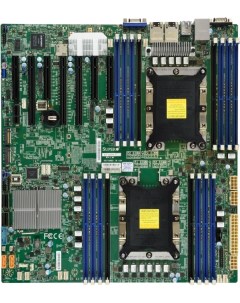 Материнская плата X11DPH T 2xSocket3647 iC622 16xDDR4 3PCI Ex16 4PCI Ex8 2xM 2 PCI E 10SATA3 RAID 0  Supermicro