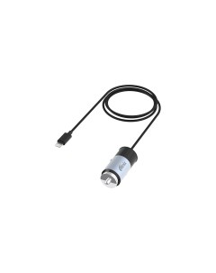 Автомобильное зарядное устройство RM 5240AP USB 3 1А кабель Lightning 8 pin черный серебристый RM 52 Ritmix