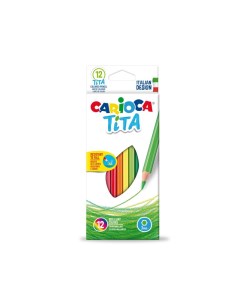 Набор цветных карандашей TITA шестигранные 12 шт 42793 Carioca