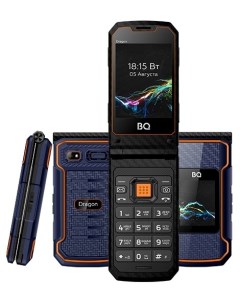 Мобильный телефон 2822 Dragon 2 8 TN 32Mb RAM 32Mb 2 Sim 2000 мА ч синий Bq