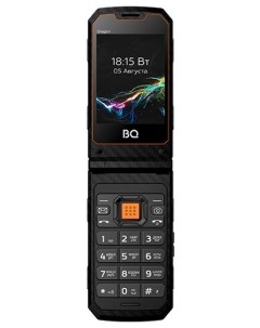 Мобильный телефон 2822 Dragon 2 8 TN 32Mb RAM 32Mb 2 Sim 2000 мА ч черный оранжевый Bq