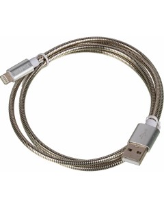 Кабель USB Lightning 8 pin 2 4A 1 м серебристый 1491104 Behpex