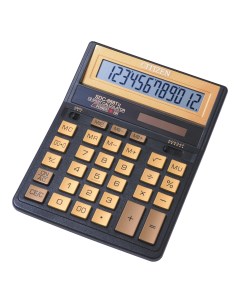 Калькулятор настольный BusinessProLine SDC 888TIIGE 12 разрядный однострочный экран черный золотой Citizen