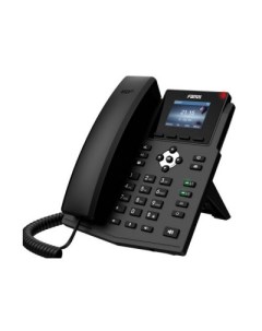 VoIP телефон X3SG 2 линии 2 SIP аккаунта цветной дисплей PoE черный Fanvil