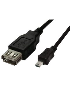Кабель USB 2 0 Af Mini USB 2 0 Bm OTG 20см черный OTG_MINI 359900 Buro
