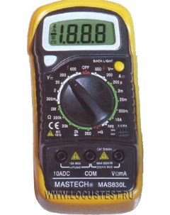 Мультиметр MAS830L 59718 Mastech