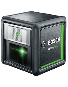 Уровень лазерный нивелир линейный до 12 м 0 8 мм м самовыравнивание 2xААА Quigo green 0603663C00 Bosch