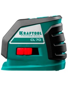 Уровень лазерный нивелир линейный до 20 м 0 2 мм м самовыравнивание 4xАА CL70 34660 2 Kraftool