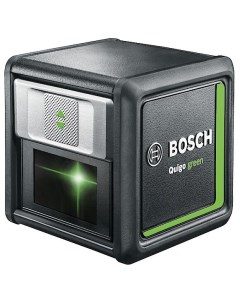 Уровень лазерный нивелир линейный до 12 м 0 8 мм м самовыравнивание 2xААА Quigo green 0603663C01 Bosch
