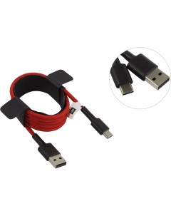 Кабель USB USB Type C 1м красный черный Mi Type C Braided Cable SJX10ZM SJV4110GL Xiaomi