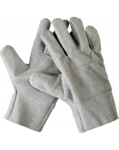 Перчатки рабочие кожаные с покрытием из спилковой кожи XL серый 1134 XL Сибин