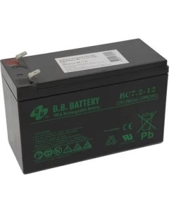 Аккумуляторная батарея для ИБП BC 7 2 12 12V 7 2Ah Bb battery