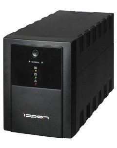 ИБП Back Basic 1500 1500 В А 900 Вт IEC розеток 6 USB черный 1108030 Ippon