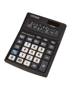 Калькулятор настольный BusinessLine CMB1001BK 10 разрядный однострочный экран черный Citizen