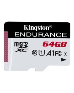 Карта памяти 64Gb microSDXC High Endurance Class 10 UHS I U1 Kingston