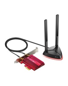 Адаптер Bluetooth Wi Fi Archer TX3000E 802 11a b g n ac ax 2 4 5 ГГц до 2 98 Гбит с 20 дБм PCI E вне Tp-link