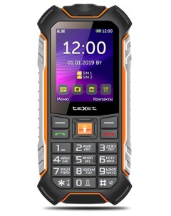 Мобильный телефон TM 530R 2 4 IPS 32Mb 2 Sim 3500 мА ч micro USB черный Texet