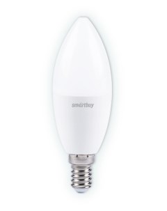 Лампа светодиодная E14 свеча C37 9 5Вт 4000K нейтральный свет 750лм SBL C37 9_5 40K E14 Smartbuy