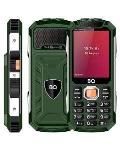Мобильный телефон 2817 Tank Quattro Power 2 8 TN 32Mb RAM 32Mb 4 Sim 5000 мА ч micro USB зеленый Bq