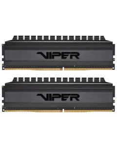 Комплект памяти DDR4 DIMM 8Gb 2x4Gb 3000MHz CL16 1 35 В Viper 4 Blackout PVB48G300C6K Patriot memory