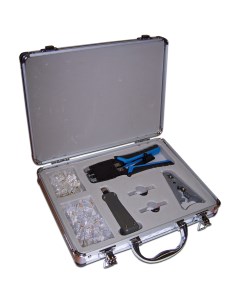 Набор инструментов LAN NT TK PATCH предметов в наборе 5 шт для изготовления патч кордов алюминиевый  Lanmaster