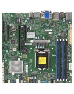 Материнская плата X11SCZ F Socket1151v2 4xDDR4 2PCI Ex8 1xM 2 PCI E SATA IPMI 7xUSB 2 0 8xUSB 3 1 mA Supermicro