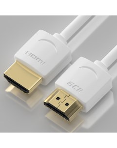Кабель HDMI 19M HDMI 19M v2 0 4K 1 м белый GCR 51481 Greenconnect