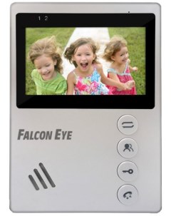 Видеодомофон Vista 4 3 480x272 поддержка панелей 2 шт белый Falcon eye