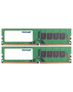 Комплект памяти DDR4 DIMM 8Gb 2x4Gb 2666MHz CL19 1 2 В Signature PSD48G2666K Patriot memory