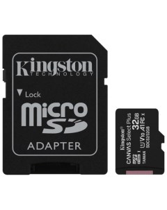 Карта памяти 32Gb microSDHC Canvas Select Plus Class 10 UHS I U1 A1 адаптер SDCS2 32GB Kingston