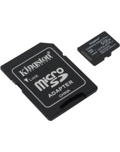 Карта памяти 512Gb microSDXC Canvas Select Plus Class 10 UHS I U3 A1 адаптер SDCS2 512GB Kingston