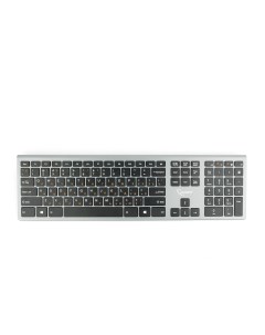 Клавиатура беспроводная KBW 1 ножничная USB серый черный Gembird
