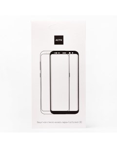 Защитное стекло Clean Line для смартфона Xiaomi Redmi Note 8 Pro 3D Full Screen c черной рамкой 1098 Activ
