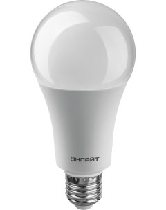 Лампа светодиодная E27 груша A70 30Вт 4000K нейтральный свет 2700лм 61971 Онлайт