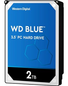 Жесткий диск HDD 2Tb Blue 3 5 5400rpm 256Mb SATA3 WD20EZAZ Western digital