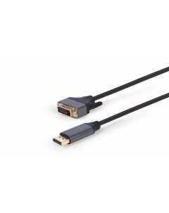 Кабель DisplayPort 20M DVI 25M 4K экранированный 1 8 м черный CC DPM DVIM 4K 6 Cablexpert