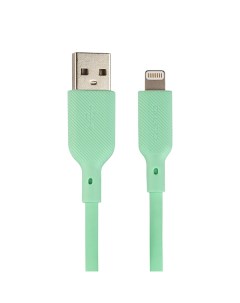 Кабель USB Lightning 8 pin MFi 2 4A 1м зеленый MFI С48 32993 Qumo
