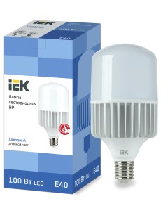 Лампа светодиодная E40 100Вт 6500K холодный свет 9000лм HP LLE HP 100 230 65 E40 Iek