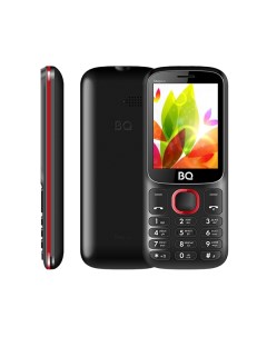 Мобильный телефон 2440 Step L 2 4 320x240 TN 32Mb RAM 32Mb BT 2 Sim 800 мА ч micro USB черный красны Bq