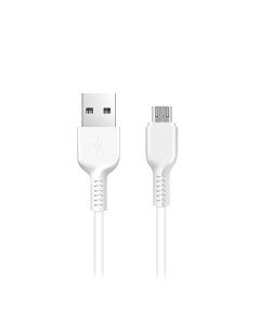 Кабель USB microUSB X20 Forest Mystery для HTC Samsung 2м белый 82038 Hoco