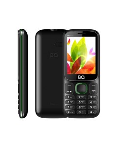 Мобильный телефон 2440 Step L 2 4 320x240 TN 32Mb RAM 32Mb BT 2 Sim 800 мА ч micro USB черный зелены Bq