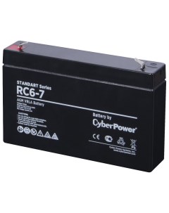 Аккумуляторная батарея для ИБП RC 6 7 6V 7Ah Cyberpower