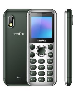 Мобильный телефон Strike F11 1 44 TN 32Mb RAM 32Mb 2 Sim 460 мА ч micro USB зеленый Bq