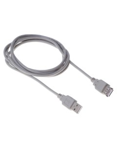 Кабель USB 2 0 AM USB 2 0 AF 1 8м серый BHP RET USB_AF18 Buro