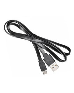 Кабель Micro USB USB 1м черный BHP MICROUSB 1M FLAT Buro