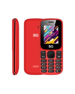 Мобильный телефон 1848 Step 1 77 160x128 TN 32Mb RAM 32Mb BT 2 Sim 600 мА ч красный черный Bq