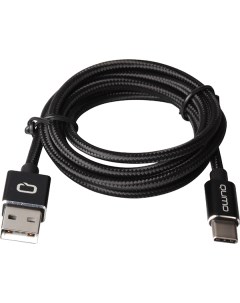 Кабель USB USB Type C OTG 2A 1м черный 21718 Qumo