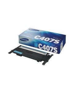 Картридж лазерный CLT C407S ST998A голубой 1000 страниц оригинальный для CLP 320 325 CLX 3185 Samsung